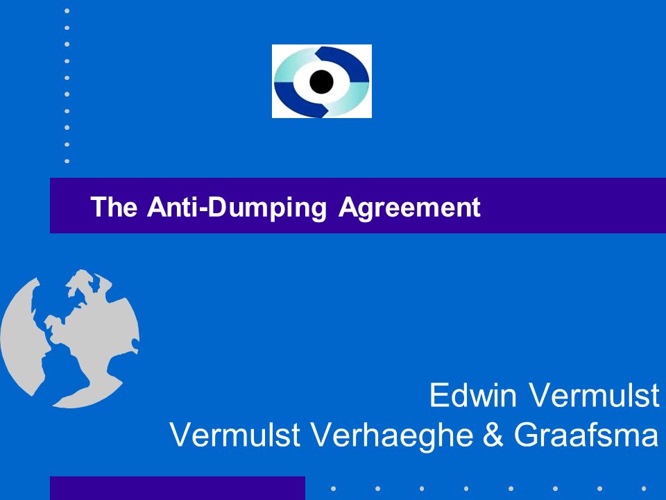 WTO: Antidumping Issues in the Doha Development Agenda